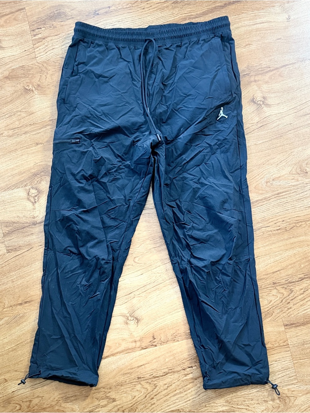 Jordan Men's Black Basketball Activewear Pants Drawstring Elastic Waist XXL